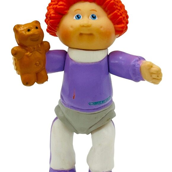 Cabbage Patch Kids Doll Mini Figures PVC Figurines Lot of 3 Skater Ice Cream - Picture 2 of 9